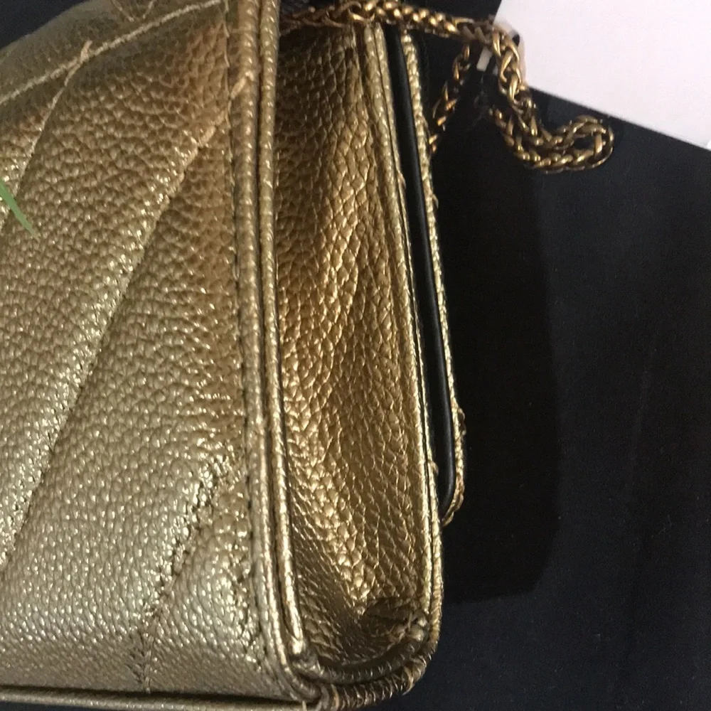 Kurt Geiger London Extra Mini Kensington Metallic Bronze Hardware Crossb… - Picture 14 of 16